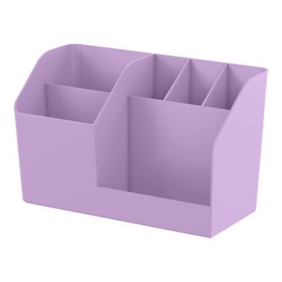 Подставка для письменных принадлежностей "Submarine" Manga фиолетовая 8,5х10х17,2 см 6 отделений 61605 ErichKrause