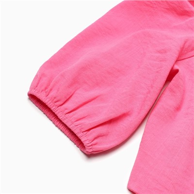 Топ рубашка женский MIST Summer time, розовый, размер 44