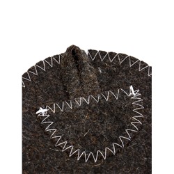 Коврик - сидушка для бани и сауны «Классический», 44×34 см, шерсть 100%, серый