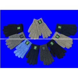 Перчатки подростковые внутри с начесом для мальчиков арт. 0865