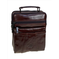Сумка мужская из натуральной кожи, цвет коричневый