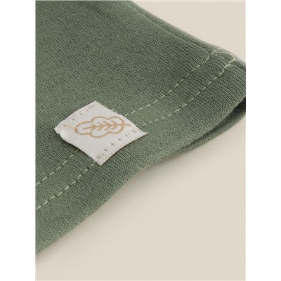 Футболка с длинным рукавом SL HOME, рост 74-80 см, оливковая