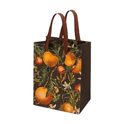 Пакет бумажный 18 х 23 х 10 см PREMIUM "FLORA.PARADISE. ORANGES" 2-851/15 Bruno Visconti