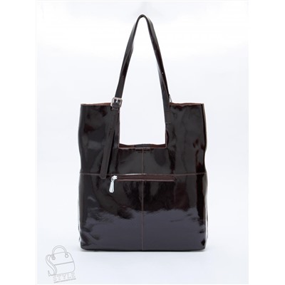 Сумка женская кожаная 5763P coffee Polina&Eiterou  в Новосибирске