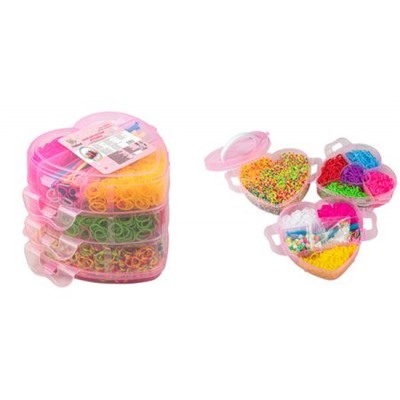 Набор для плетения из резинок "Мега набор" 4000 шт. ассорти SLB-15 Hobbius