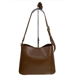 Женская сумка из искусственной кожи, цвет коричневый