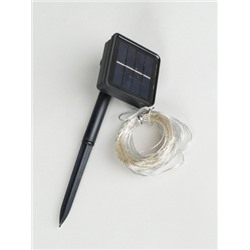 Гирлянда с питанием от солнечных элементов Роса / FN-906 /уп 2/120/10 м 100 ламп холодный свет