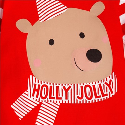 Комбинезон детский «Крошка Я. Мишка», рост 74-80 см, красный