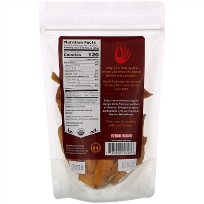 Equal Exchange, Organic Dried Mango, 5 oz (142 g)