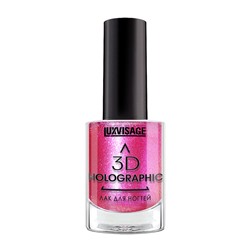 LUX visage Лак для ногтей Holographic №720 11г/6 розовый сапфир