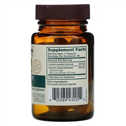 Himalaya, Turmeric 95 с куркумином для поддержки суставов, 30 растительных капсул