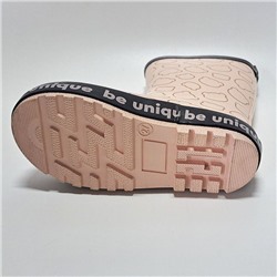 80-520A роз Сапоги резиновые для девочек (27-32)/12