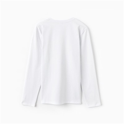 Лонгслив мужской MINAKU: Basic line MAN, размер 50, белый