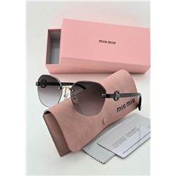 Набор женские солнцезащитные очки, коробка, чехол + салфетки #22931379