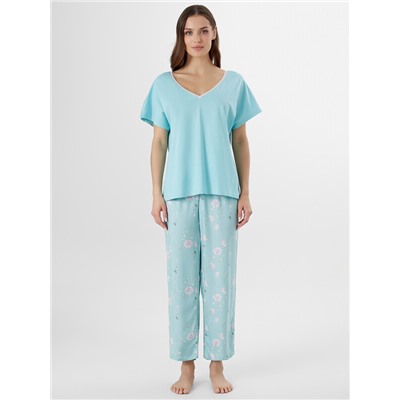 КОМПЛЕКТ ЖЕНСКИЙ (ФУТБОЛКА, БРИДЖИ) 592545