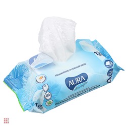 Туалетная бумага влажная AURA Ultra Comfort 120шт