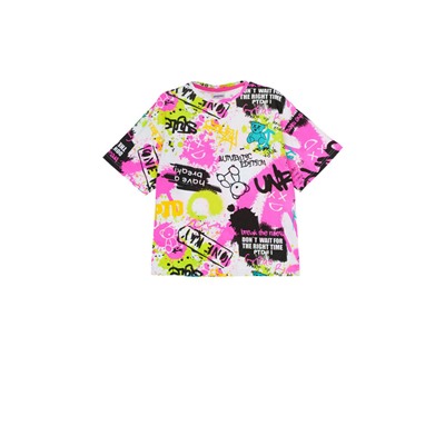 Фуфайка трикотажная для девочек (футболка)