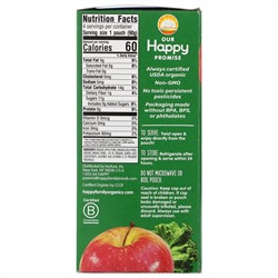 Happy Family Organics, Happy Kid, Organic Apple, Kale & Mango, 4 Pouches, 3.17 oz (90 g) Each