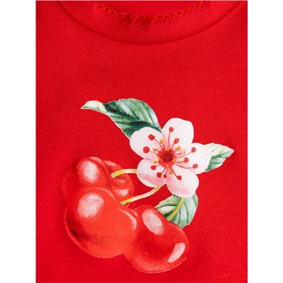 Джемпер детский трикотажный для девочек (футболка), 2 шт в комплекте