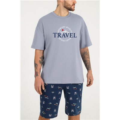 Костюм мужской Тревел-3 (Серый)