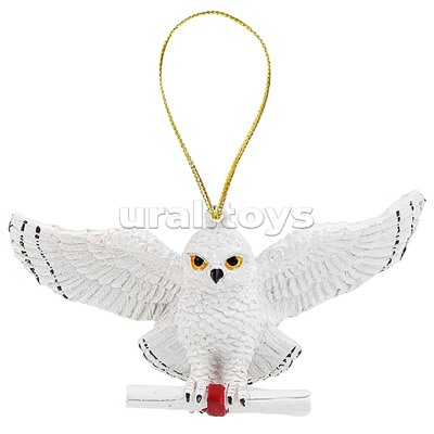 Полирезиновая подвеска "Сова со свитком" 8см