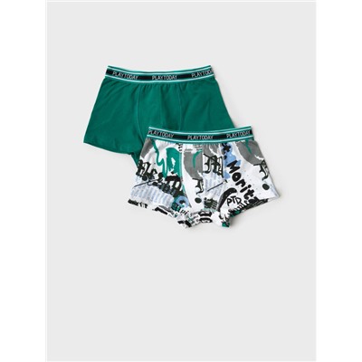 Трусы трикотажные для мальчиков - боксеры, 2 шт в комплекте
