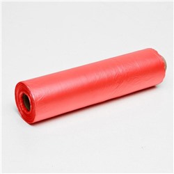 Набор пакетов фасовочных, на втулке, красный, 24×37 см, 8 мкм, 400 шт.