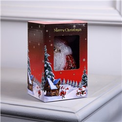 Фигура акрил. «Дед Мороз» 15 см, 10LED, AAx2 (не в компл.), свечение белое