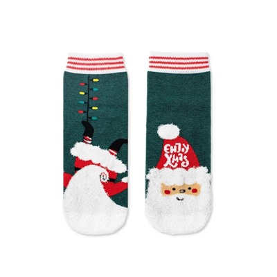 Носки детские CONTE-KIDS Новогодние носки с пушистой нитью «Enjoy Xmas»