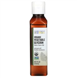 Aura Cacia, Vegetable Glycerin, Organic, Skin Care, 4 fl oz (118 ml)