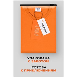 Детская однотонная футболка Happyfox