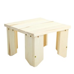 Табурет деревянный, 30×30×19 см, «Добропаровъ»