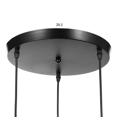 Светильник «Шестеренка» 3хЕ27 40 Вт 30×30×15-135 см