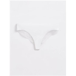 Трусы CONTE LIGHT DAY LBR 1273 Трусы «бразилиана» из хлопка с кружевом женские
