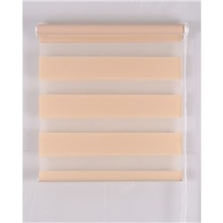 Рулонная штора, «День и Ночь», размер 40×160 см, цвет персик