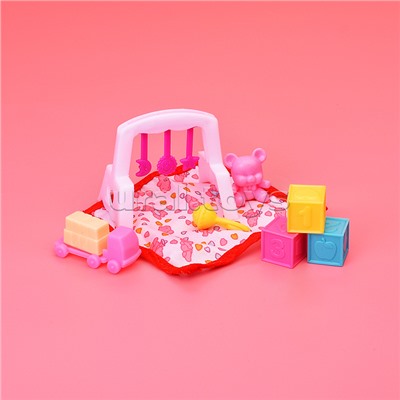 Набор мебели для кукол "Детская комната" в коробке