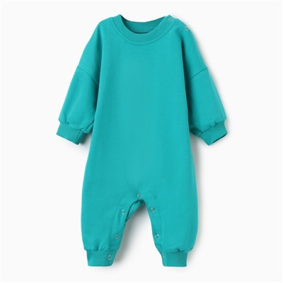 Комбинезон детский MINAKU, рост 56-62 см, изумрудный