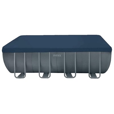 УЦЕНКА Бассейн каркасный Ultra XTR Frame, 549×274×132 см, песчаный фильтр-насос, лестница, тент, подстилка, 26356NP INTEX