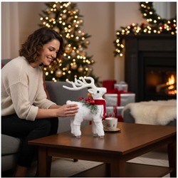 Фигурка олененок 30см светящийся