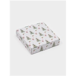 Салатник Доляна «Сказочные истории», 400 мл, d=19, h=3.7 см, стекло, белый, зелёный