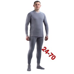 Мужские кальсоны в комплекте (кофта и штаны) с начесом