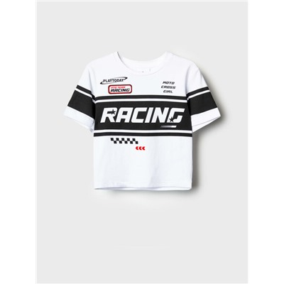 Фуфайка трикотажная для девочек (футболка)