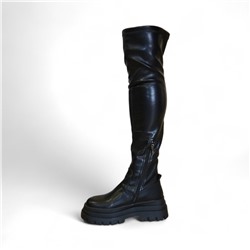 Сапоги-чулки евро зима KW023-1 черные