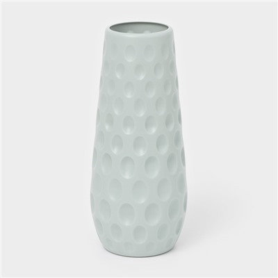 Ваза для цветов, пластик, 10×10×23 см, 1.2 л, зелёная