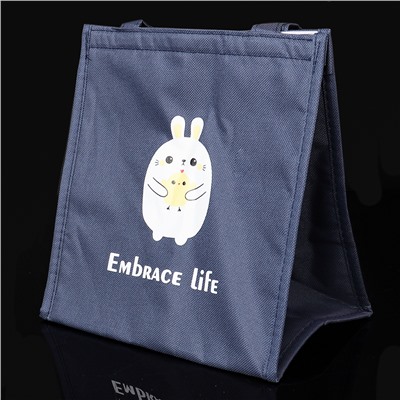 Сумка Термосумка для ланчбокса /WJ102 /уп 240/*Ц 23х16.5х22.5 см, 8,5 л (Голубой)