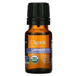 Cliganic, 100% Pure Essential Oil, Lavender Oil, .33 fl oz (10 ml)