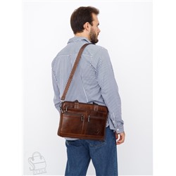 Портфель мужской кожаный 33773Z coffee Zinimsk