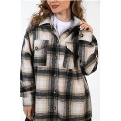 Рубашка женская Квадро-3 (Коричневый)