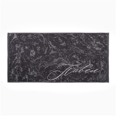 Полотенце махровое Этель «Павел» серый, 50×90 см, 100% хлопок, 420 г/м², серое