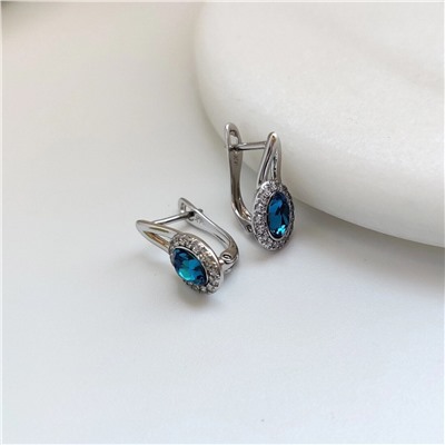 Серьги с кристаллами Swarovski